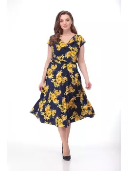 Платье 813 цветы