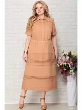Платье 813 молочный шоколад