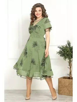 Платье 822 зелень