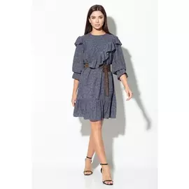 Платье 830 синий