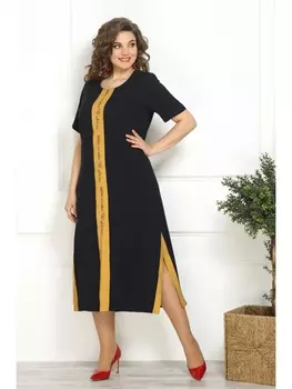 Платье 830 синий