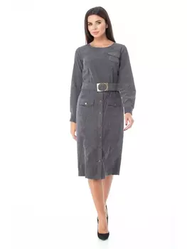 Платье 881 базальтовый тон