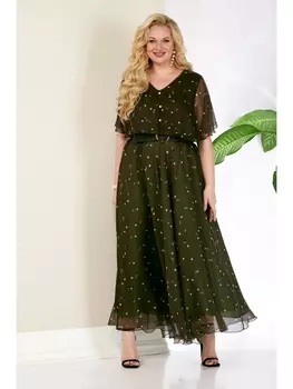 Платье 887.1 олива