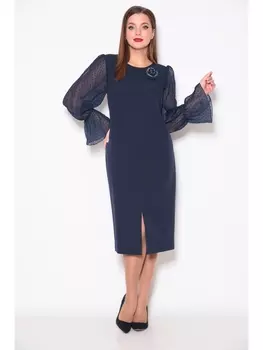 Платье 890 синий