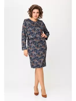 Платье 894/8 синий