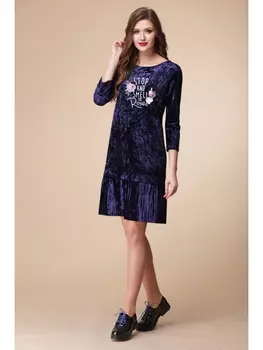 Платье 905 темно-синий