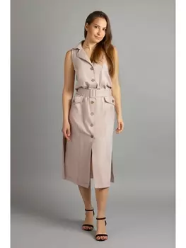 Платье 911 бежевый