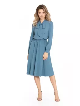 Платье 917 пыльная бирюза