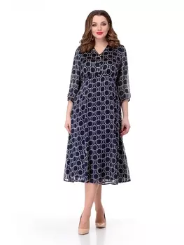 Платье 921 синий