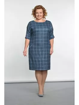 Платье 926-сине-голуб.кл.