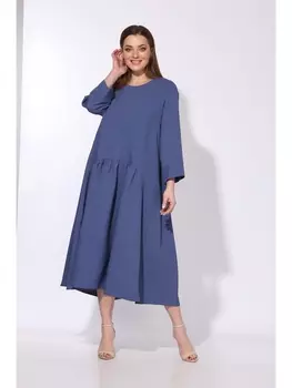 Платье 952 голубой