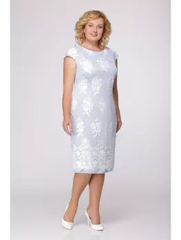 Платье 958 - 2017 (голубой)