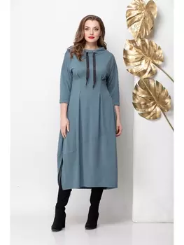 Платье 968 голубой