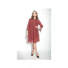 Платье 987 терракотовый