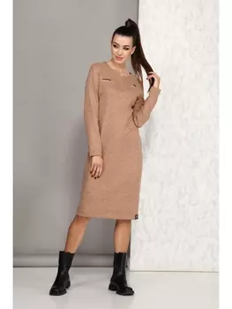 Платье 9948А кэмэл