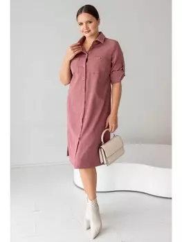 Платье А-280в пыльная роза