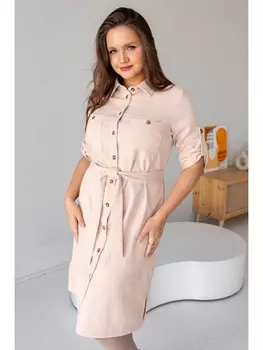 Платье А-280в светло-бежевый