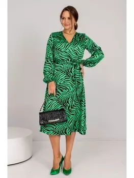 Платье А-336 зебра-бенеттон