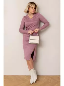 Платье А-346 пыльная роза