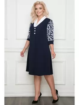 Платье АЛЬБИЯ (БЛУ ВАЙТ)