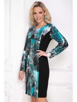 Платье АЛЬКАМО (БИРЮЗА)