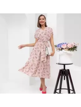 Платье Атмосфера съемки (натурель)