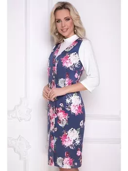 Платье АУРИ (БЛУ ФЛОВЕРС)