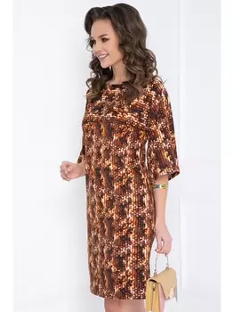 Платье БАРОНИССИ (ДАРК ОХРА)