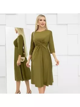 Платье Беспроигрышная формула (хаки)