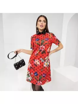 Платье Цветочный тотал-лук