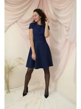 Платье D101 синий