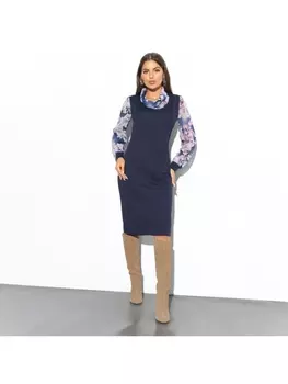 Платье Императрица (blue flowers)