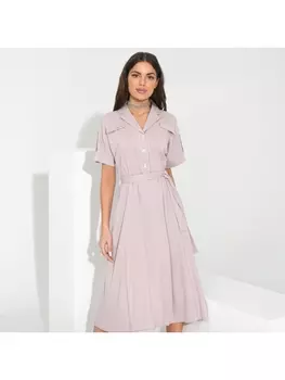 Платье Исключительная особенность (нежная, с поясом)