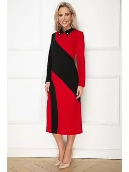 Платье КАЛВИНА (БЛЭК РЭД)
