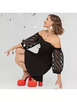 Платье Королева вечера (с силиконовыми лямками)