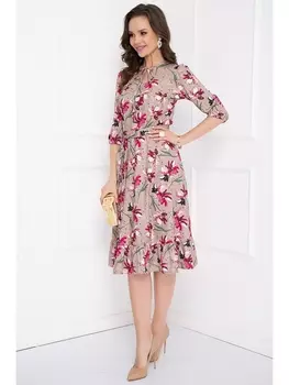 Платье КРОСАНИ (БЕЙЖ ФЛОВЕРС)