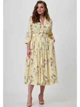 Платье л-1492 лимонный