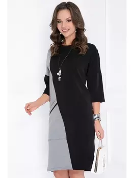 Платье ЛАТИЗАНА (БЛЭК ВАЙТ)