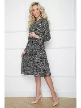 Платье ЛЕВЕРАНО (БЛЭК ВАЙТ)