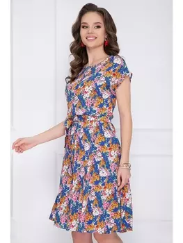 Платье ЛИПЬЕРО (БЛУ ФЛОВЕРС)