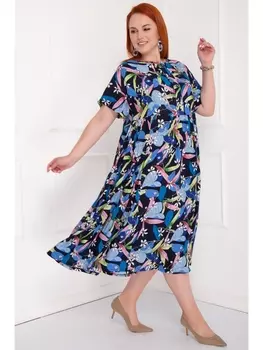 Платье ЛУЧЬЯНО (БЛУ ФЛОВЕРС)