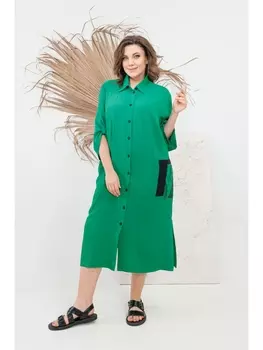 Платье М105/1 зеленый