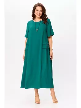 Платье М107/4 изумруд
