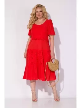 Платье М1318 алый