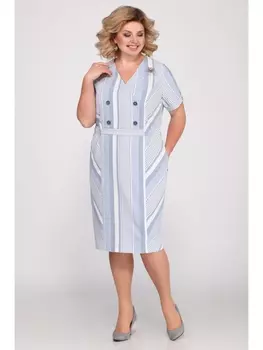 Платье М3.1285-голубой