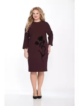 Платье М680 баклажан