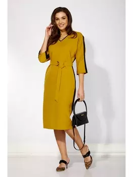 Платье М-1208 горчица