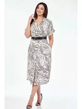 Платье М-2402 анималистический принт