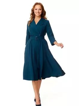 Платье М-7566 синий графит