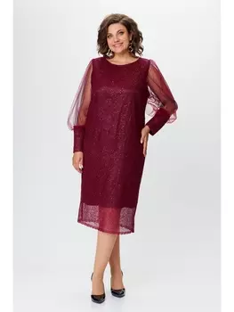 Платье М-762B бордо